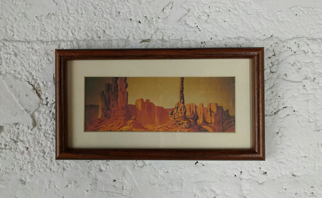 2038 Color Photo Death Valley Brown Frame