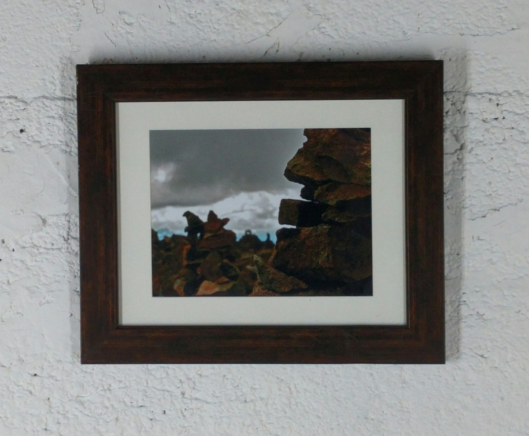2002 - Color Photo Dark Wood Frame