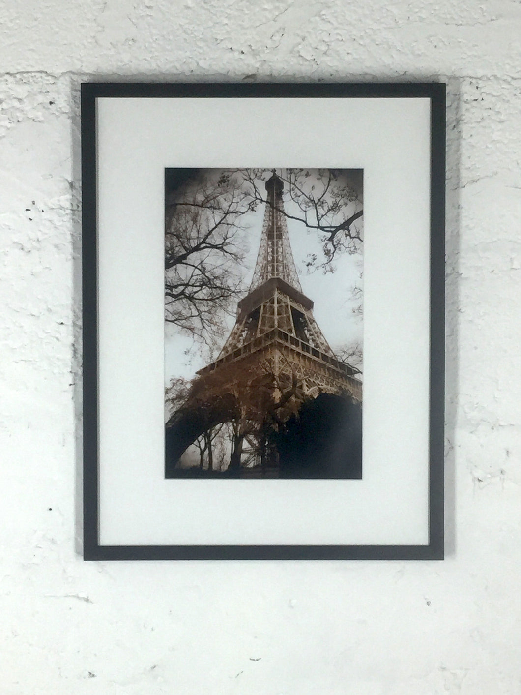 3035 Colorized Photo of Eiffel Tower Black Frame