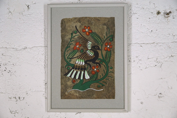 5011 Folk Art Portrait of Bird