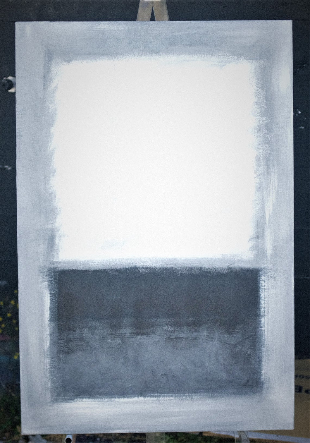 B-0074 Grey Study After Rothko #5