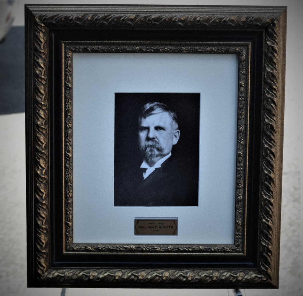3095 Portrait of Business Man Brown Frame ca 1910's