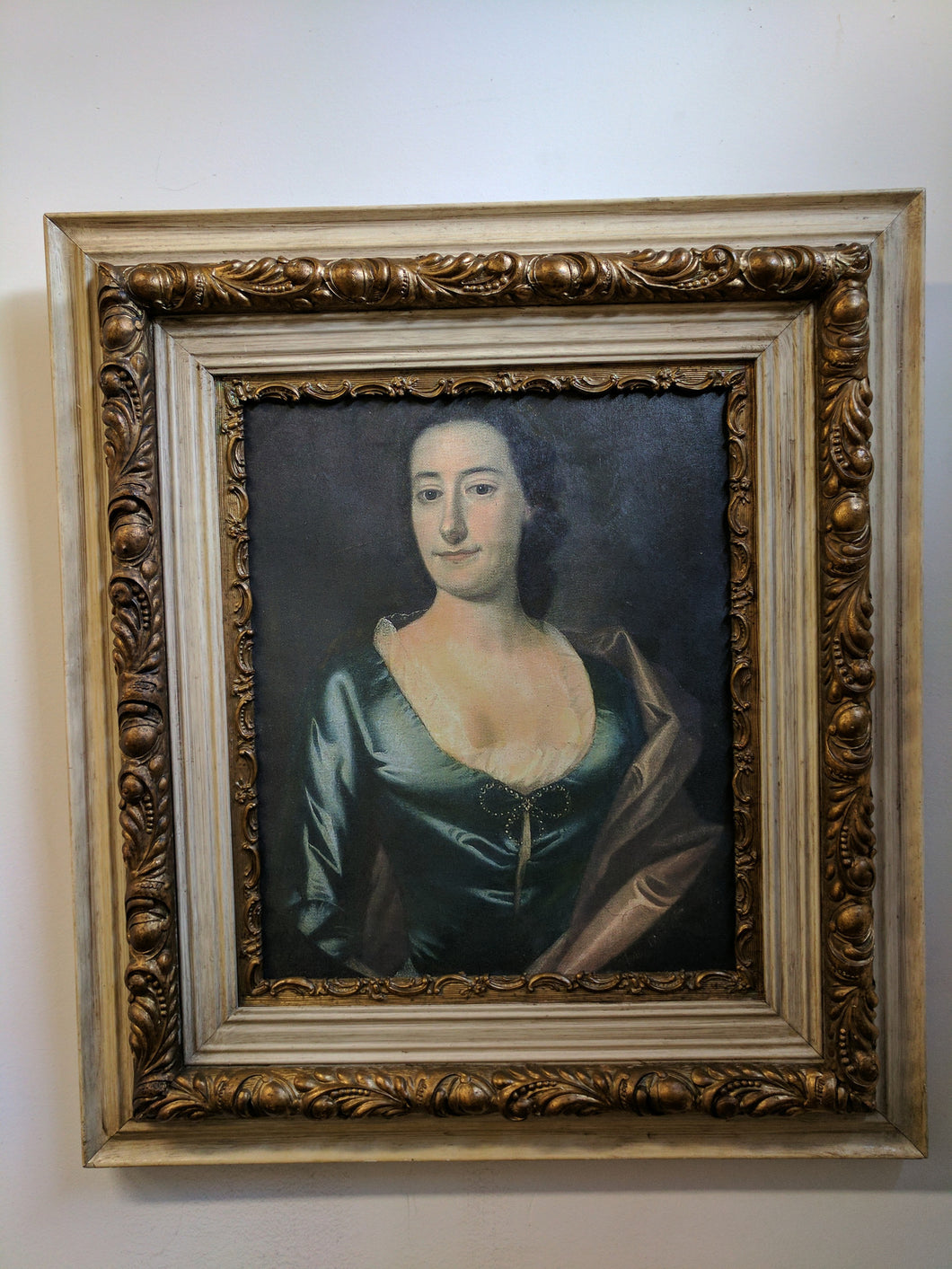 E-1098 Portrait of Mary Elliot by Jeremiah Theus  1766