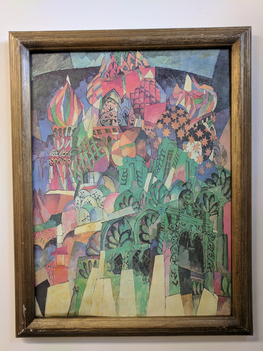 A-0008 St. Basil's Cathedral Painting by Aristarkh Lentulov