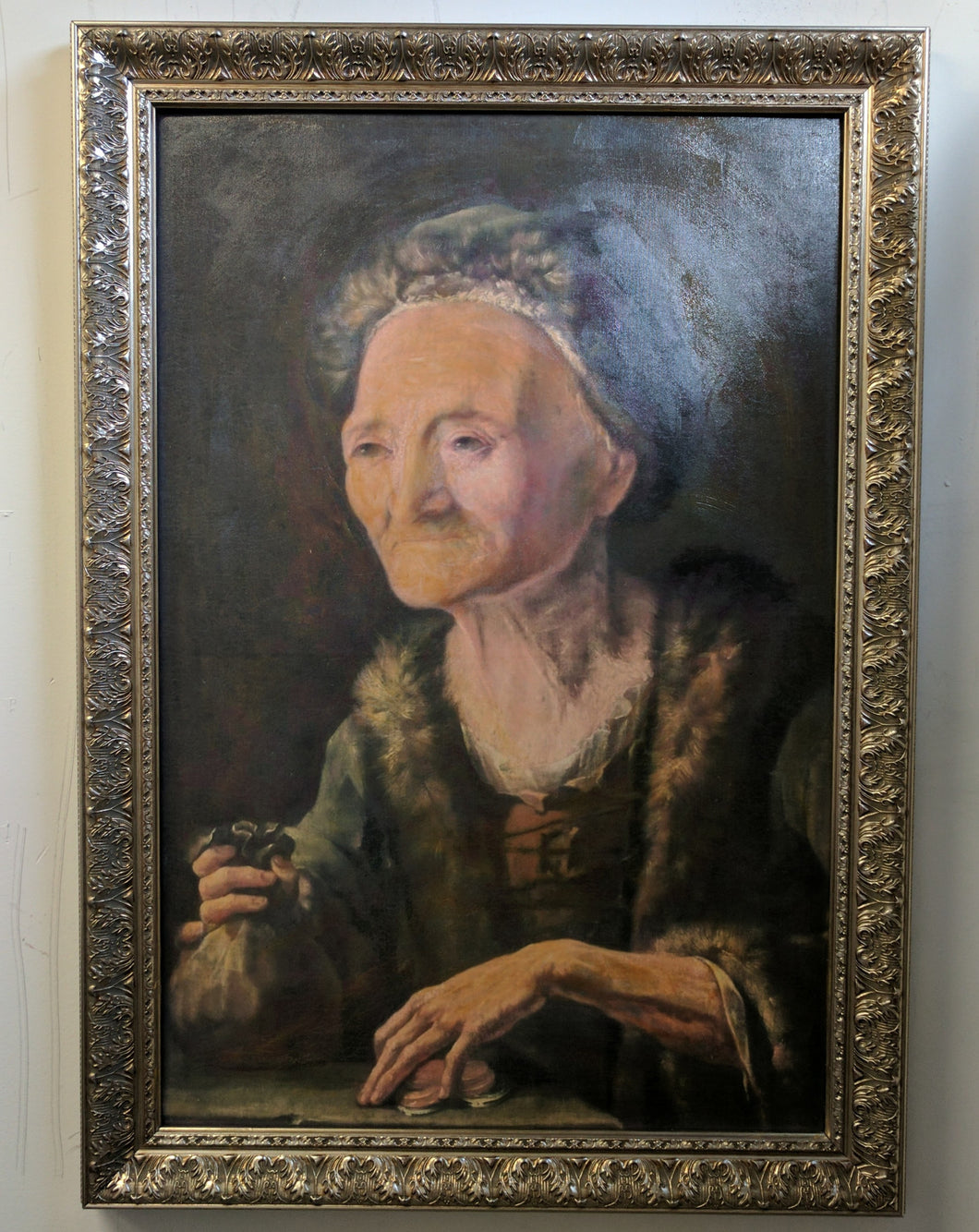 E-1138 Portrait of a Miserly Woman by Denner