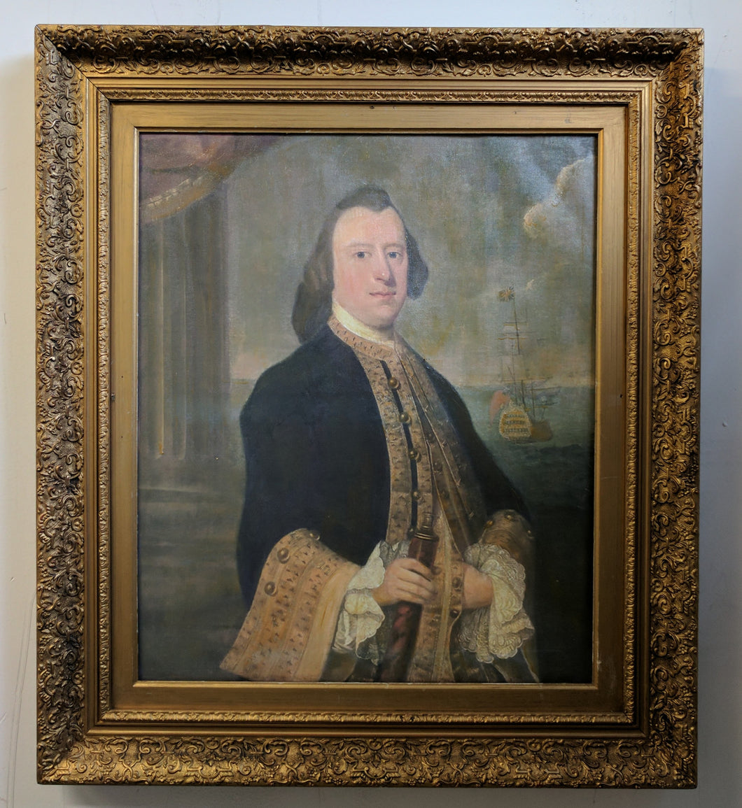 D-1147 Portrait of Reynolds by Jeremiah Theus 1732