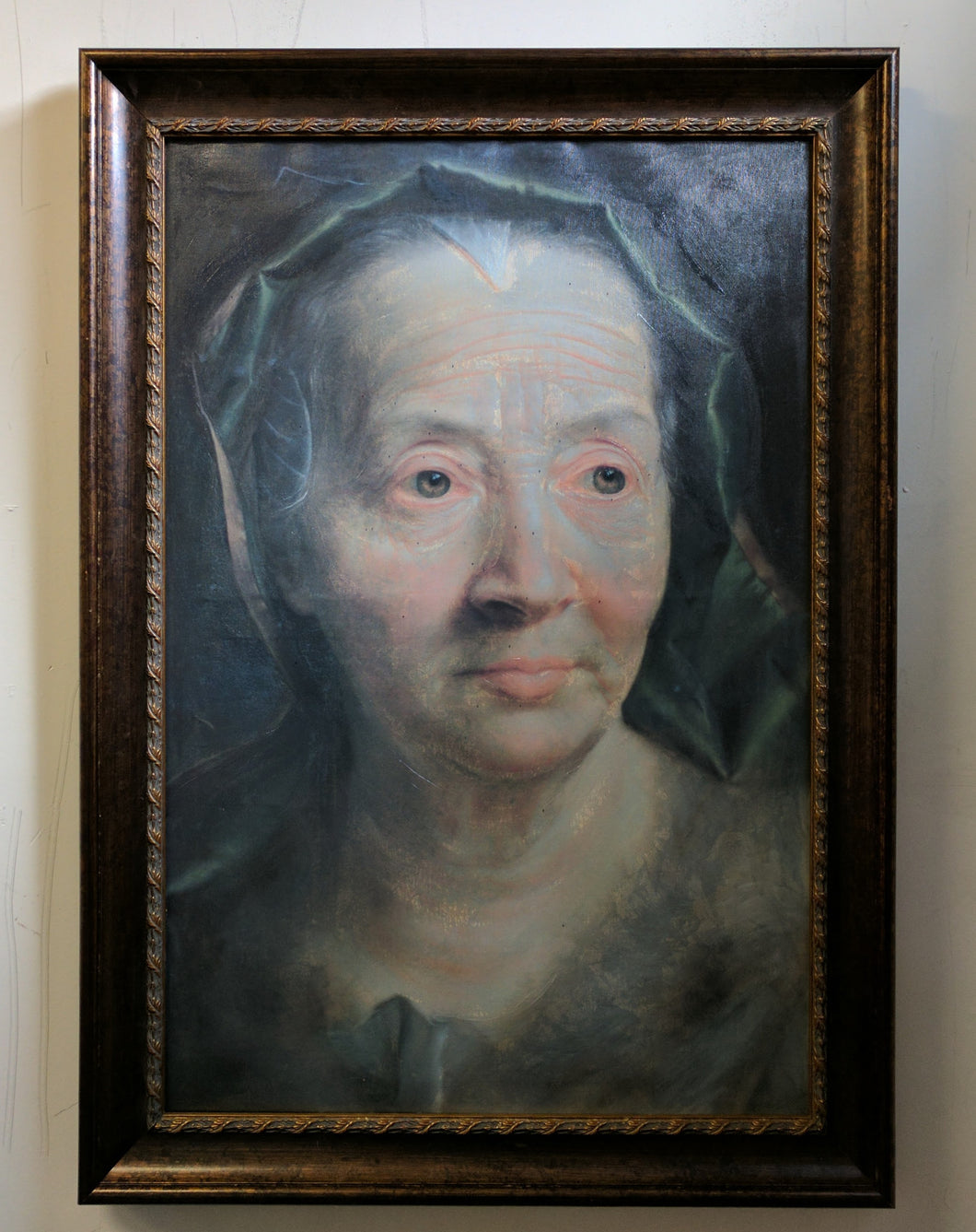 E-1140 Portrait of an Old Woman by Balthasar Denner 1749
