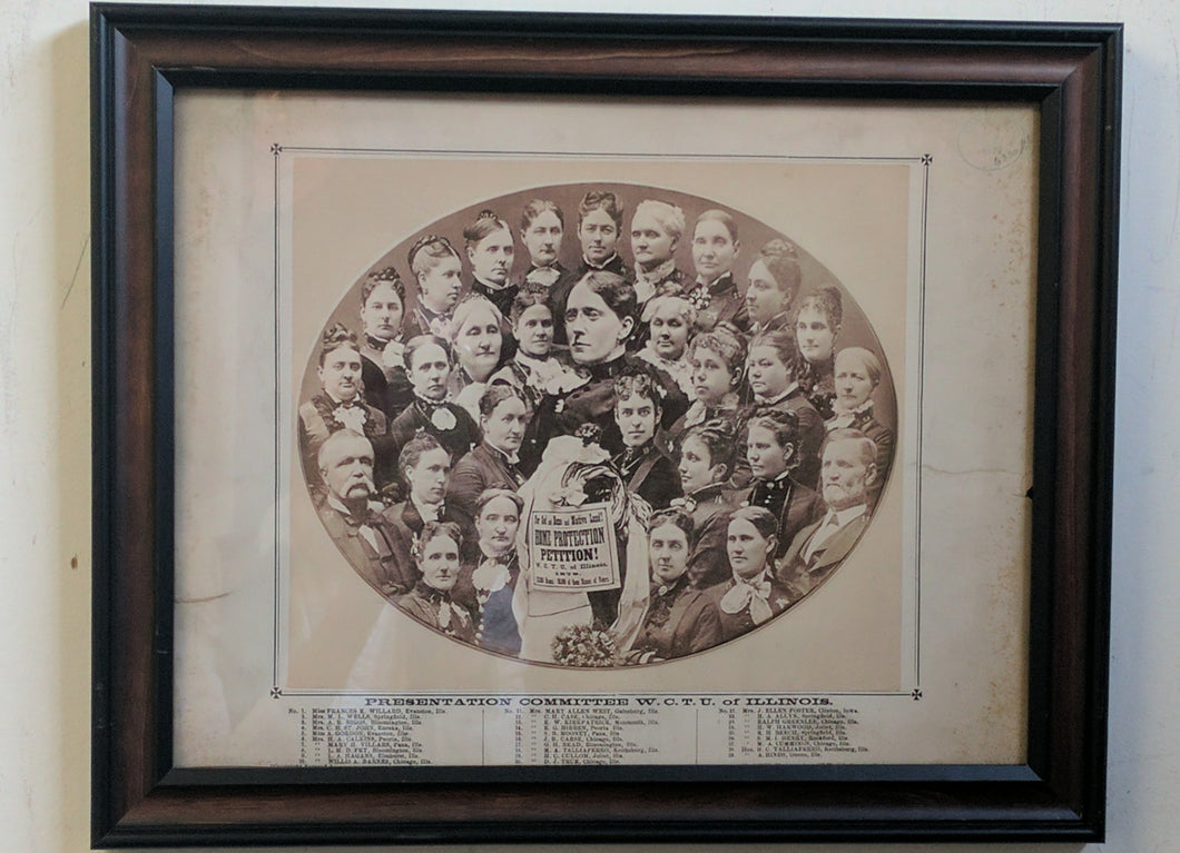 3074 Composite Photo of Prohibitionists, Illinois ca. 1911
