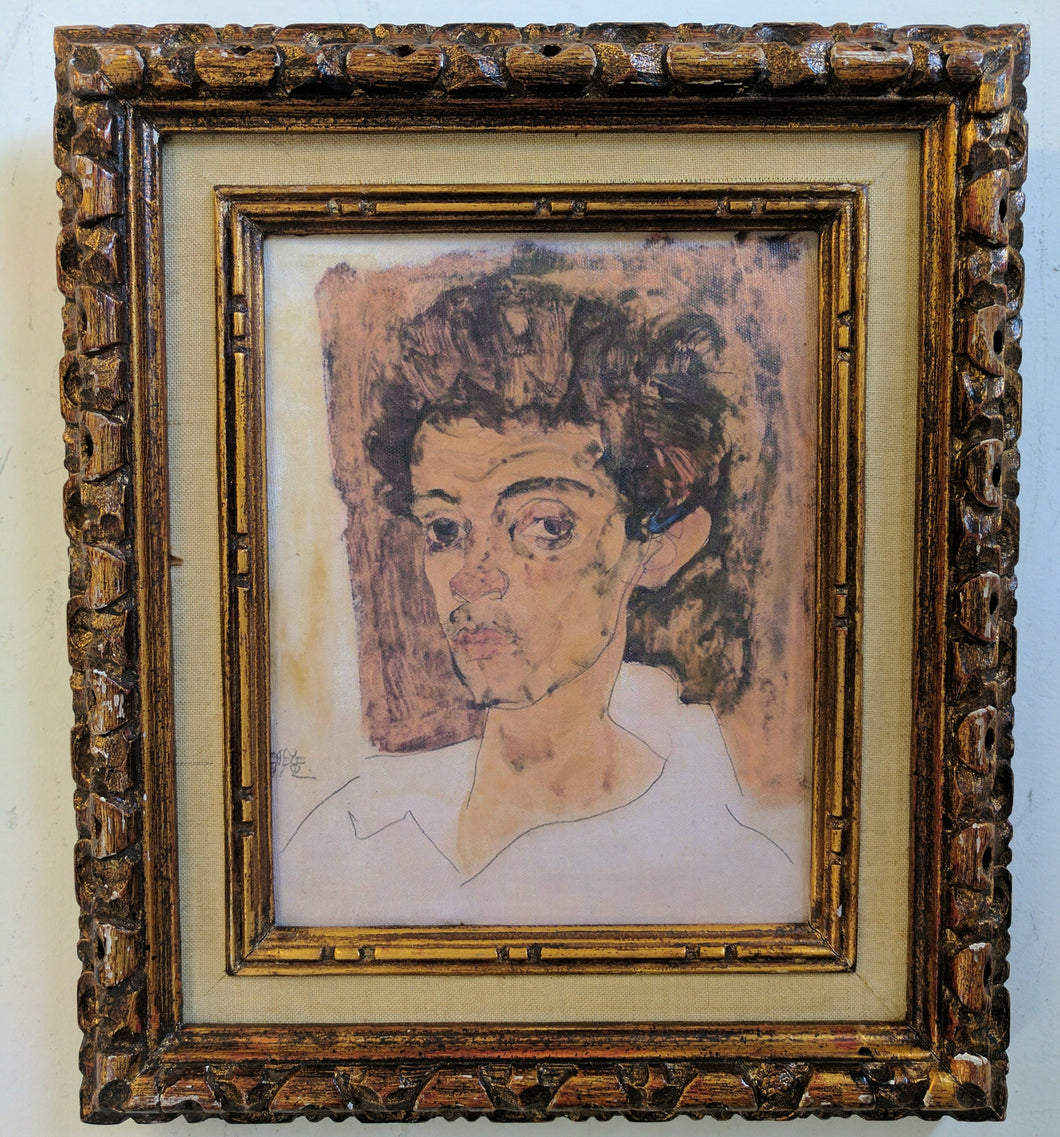 A-0059 Self Portrait by Egon Schiele 1912