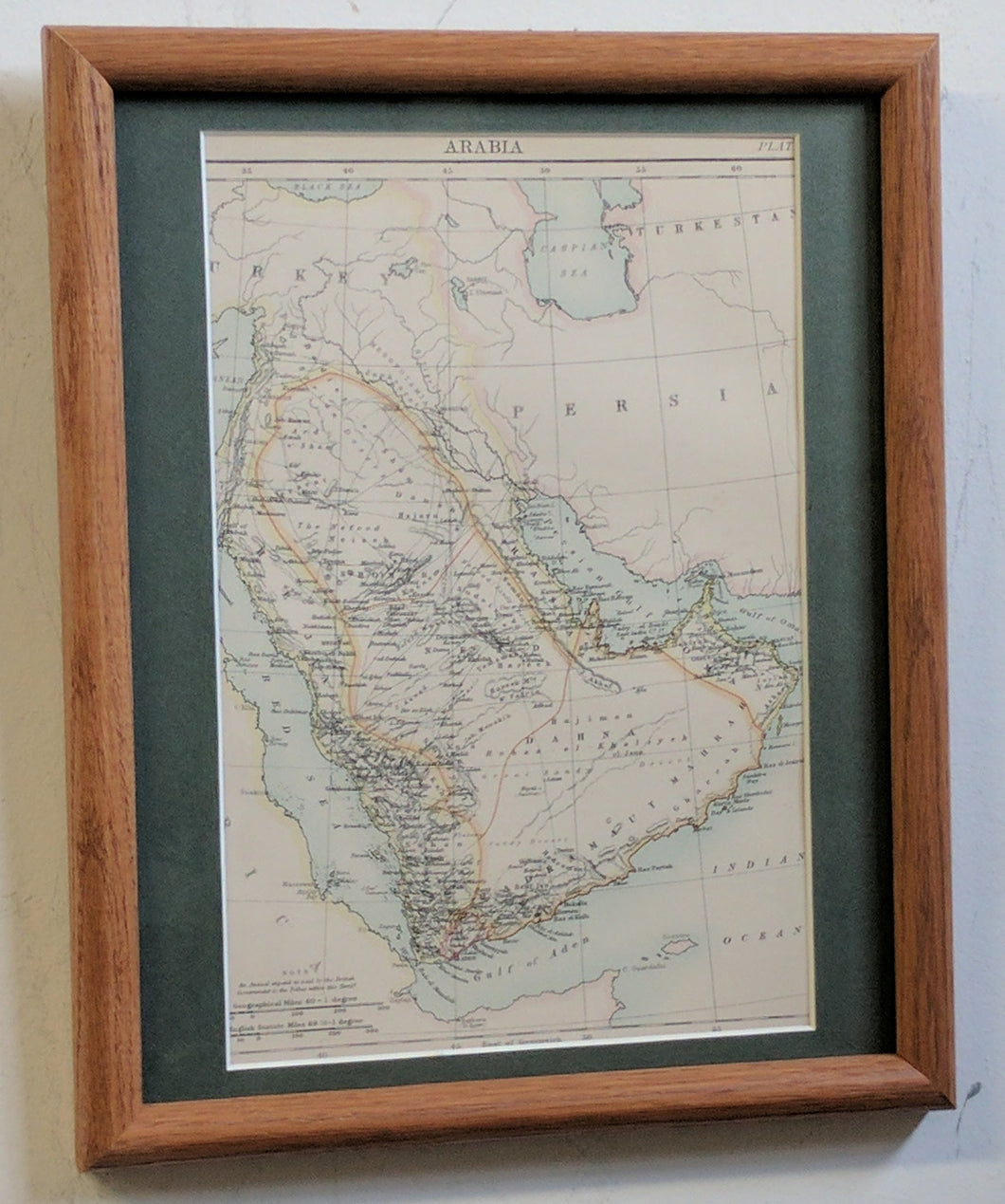K-1006 Map of Saudi Arabia