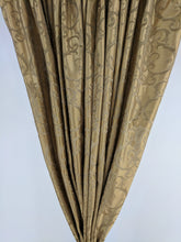 Load image into Gallery viewer, 9085 -  Gold Brocade Tone on Tone - Rod Pocket
