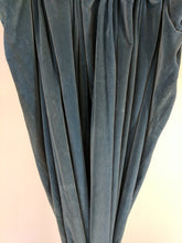 Load image into Gallery viewer, 9070 - Teal / Light Blue Velvet (Some with Aging) - Triple Pleated.
