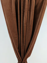 Load image into Gallery viewer, 9073 - Short Light Brown Velvet - Rod Pocket
