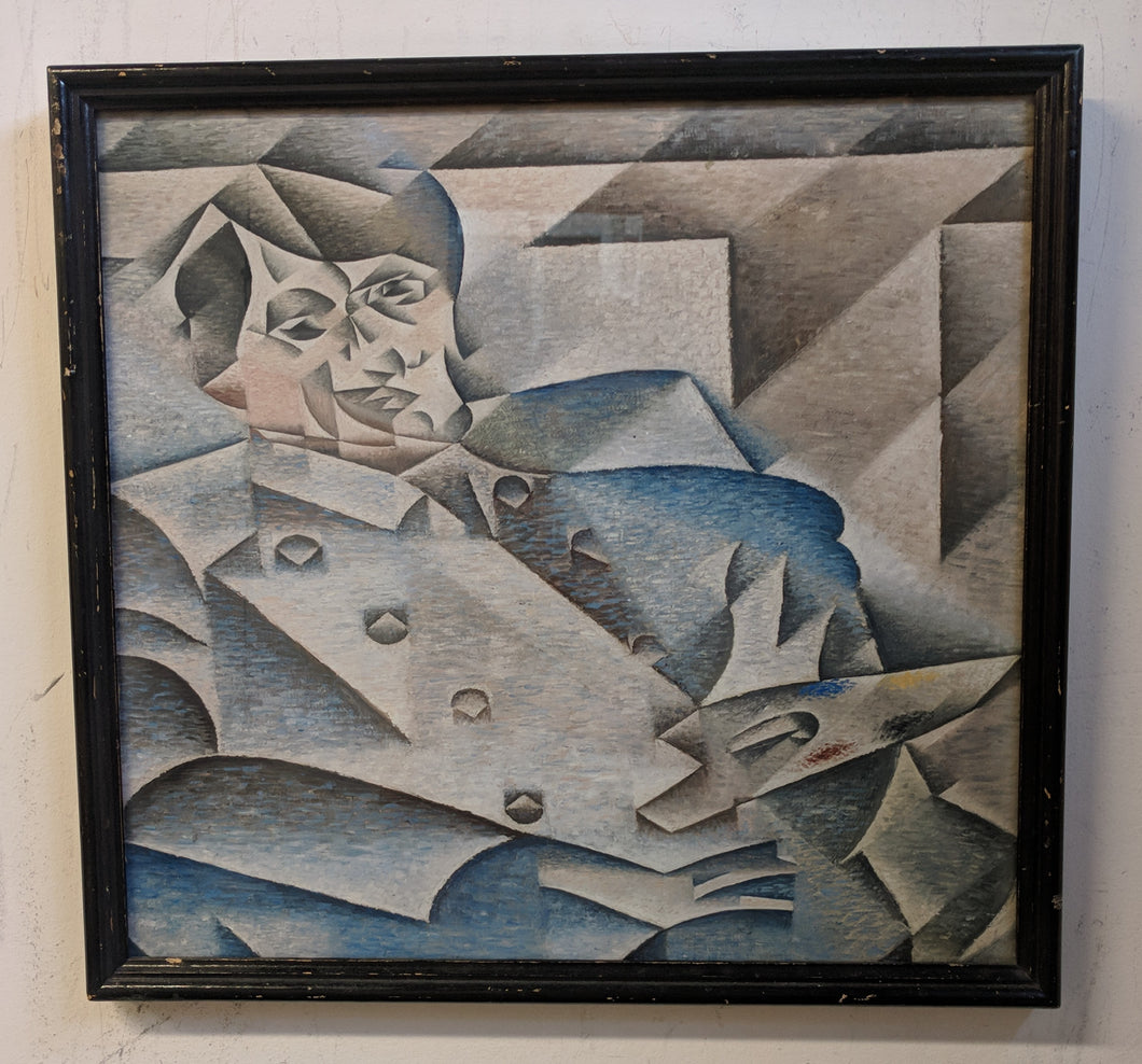 A-0069 Portrait of Picasso by Juan Gris ca 1920