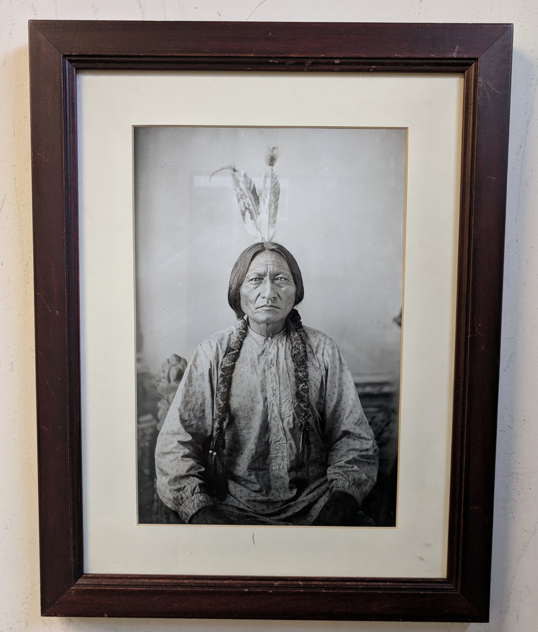3084 Portrait of Sitting Bull Black and White Historical