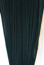 Load image into Gallery viewer, 9031 - Green Velvet with Gold Trim - Rod Pocket
