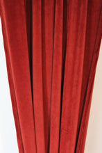 Load image into Gallery viewer, 9037 - Red Velvet - Rod Pocket - With Full Tassle Trimed Valance
