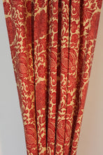 Load image into Gallery viewer, 9019 - Gold / Red Classical Print - Rod Pocket
