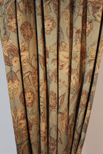 Load image into Gallery viewer, 9020 - Vintage/Classic Drapery - Muted Tones, Floral Print - French Pleat
