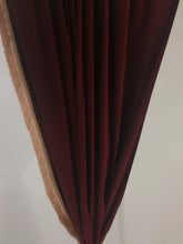 Load image into Gallery viewer, 9043 - Red Velvet Trimmed with Rose Gold Fringe
